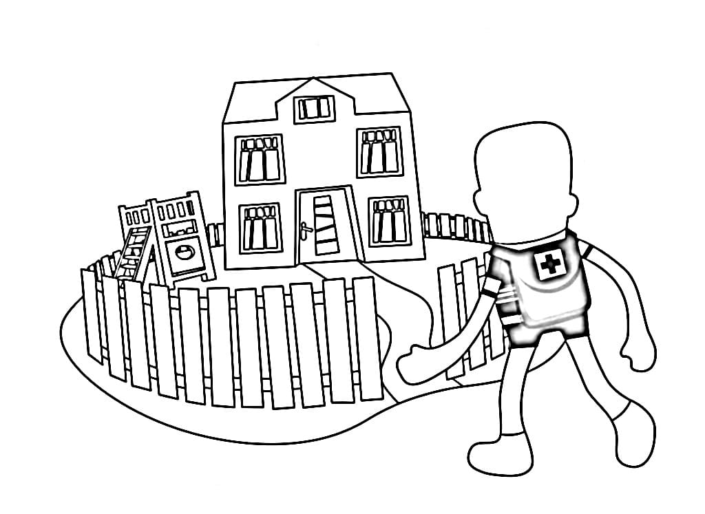 Henry Førstehjelp gratis utskriftbar fargelegging