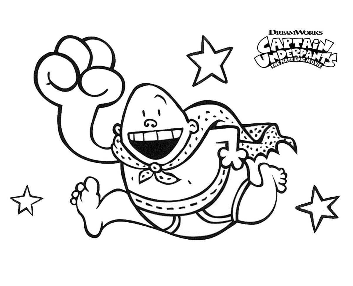 Humoristisk Kaptein Supertruse fargelegging