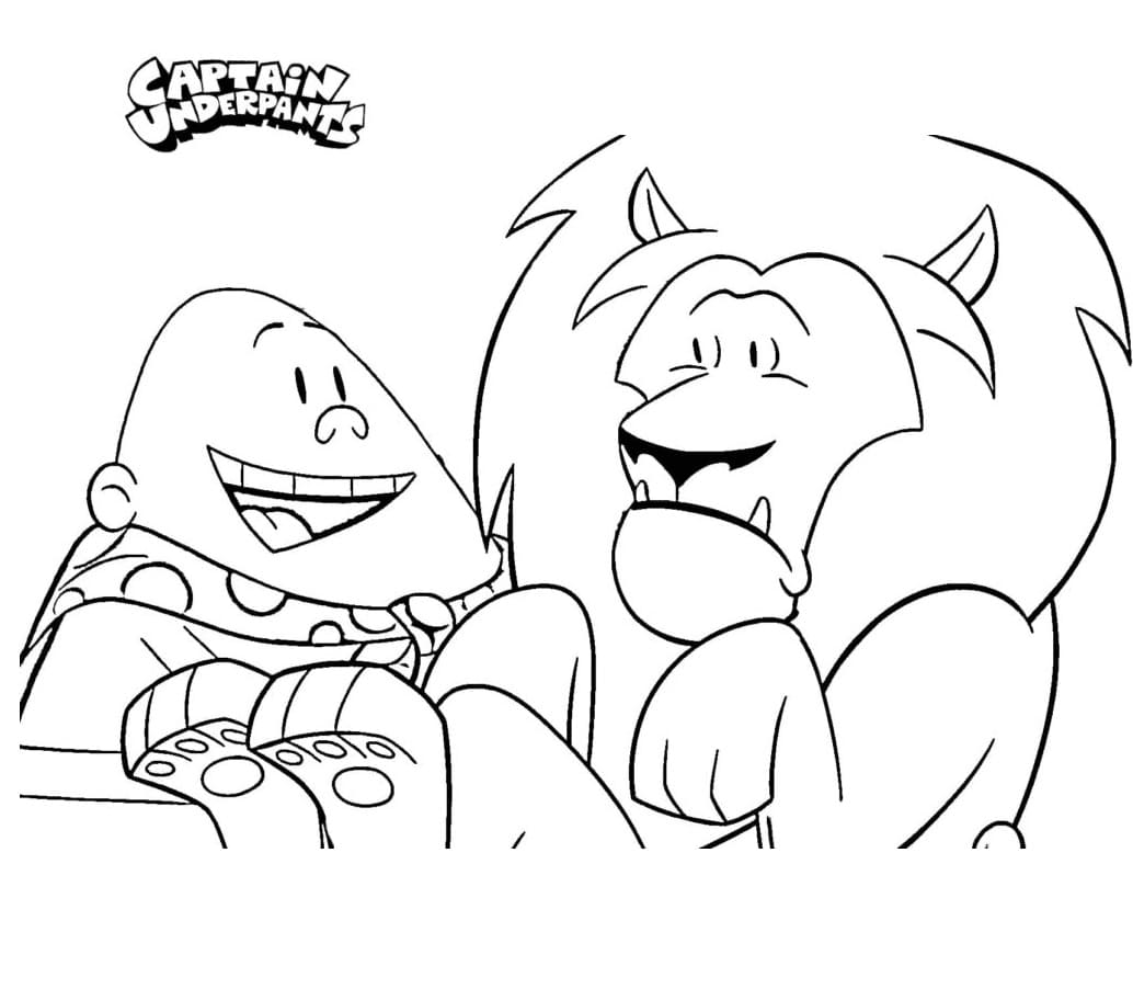 Kaptein Supertruse og løve fargelegging