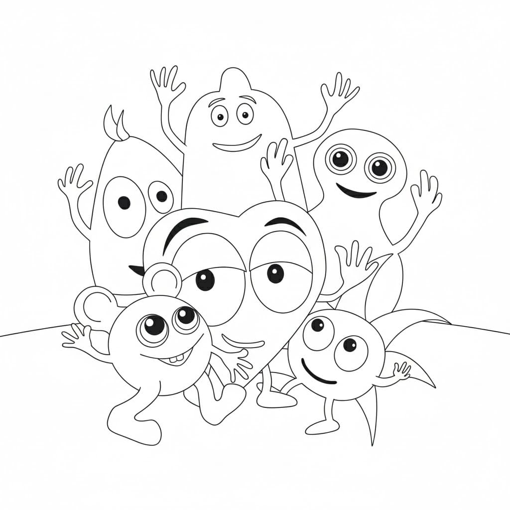 Babblarna fargelegging