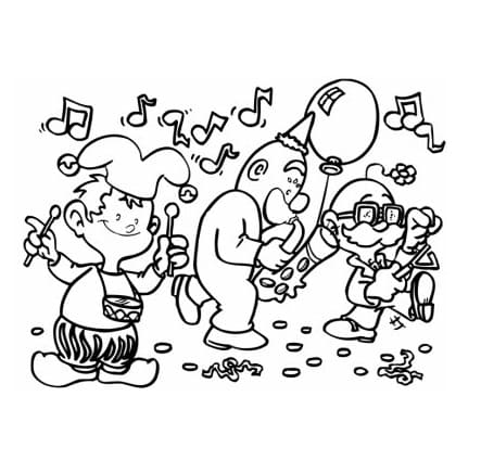 Karneval (5) fargelegging