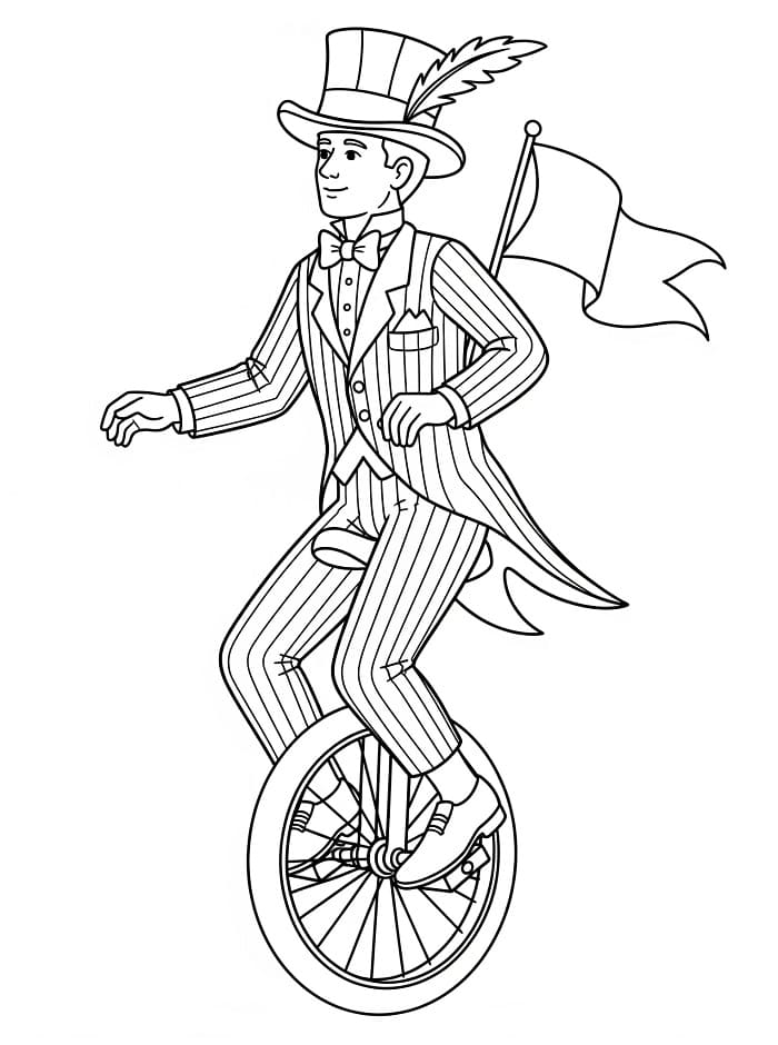 Karneval utskriftbar for barn fargelegging