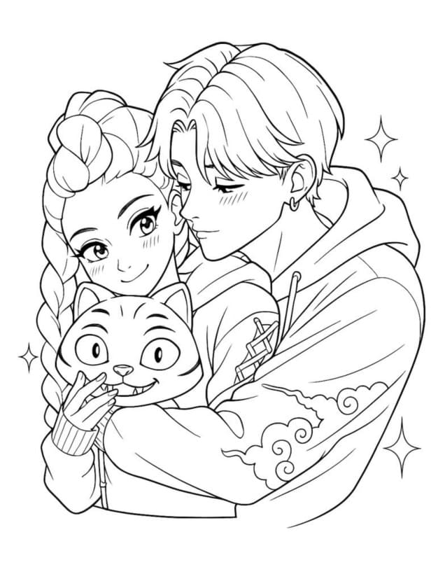 Lett Saja Boys fargelegging