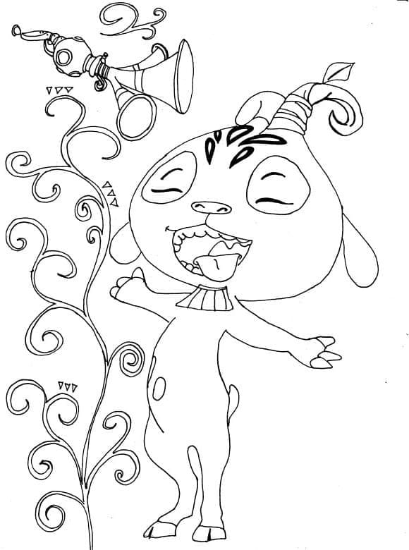 Mia og meg gratis utskriftbar fargelegging