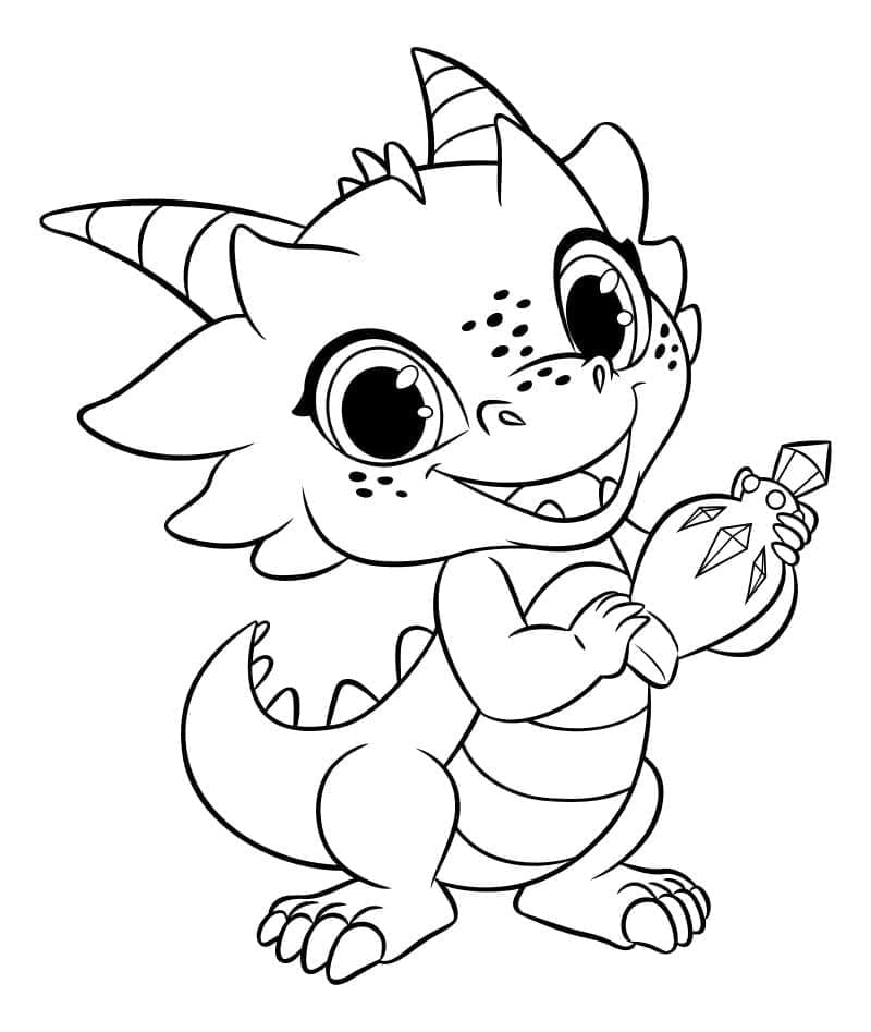 Nazboo fra Shimmer og Shine fargelegging