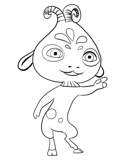 Pen Mia og meg fargelegging