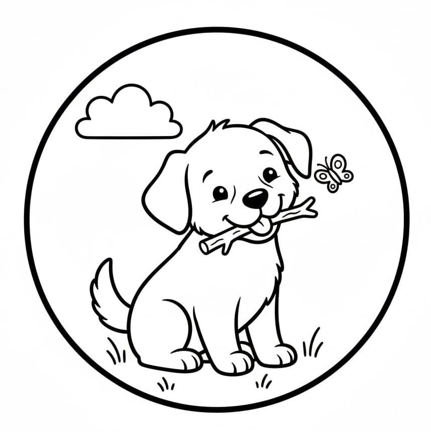 Pen Valp fargelegging