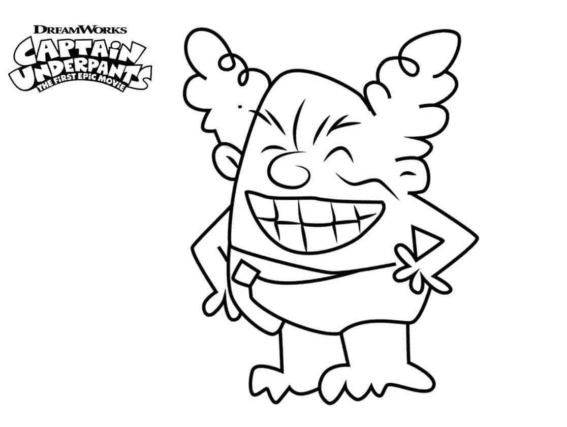 Professor fra Kaptein Supertruse fargelegging