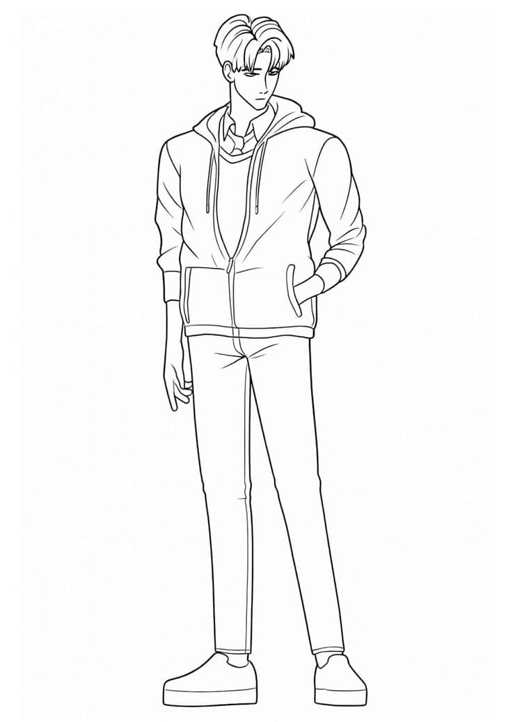 Saja Boys gratis utskriftbar fargelegging