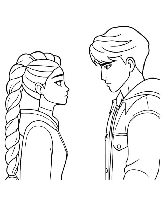 Saja Boys uten kostnad fargelegging