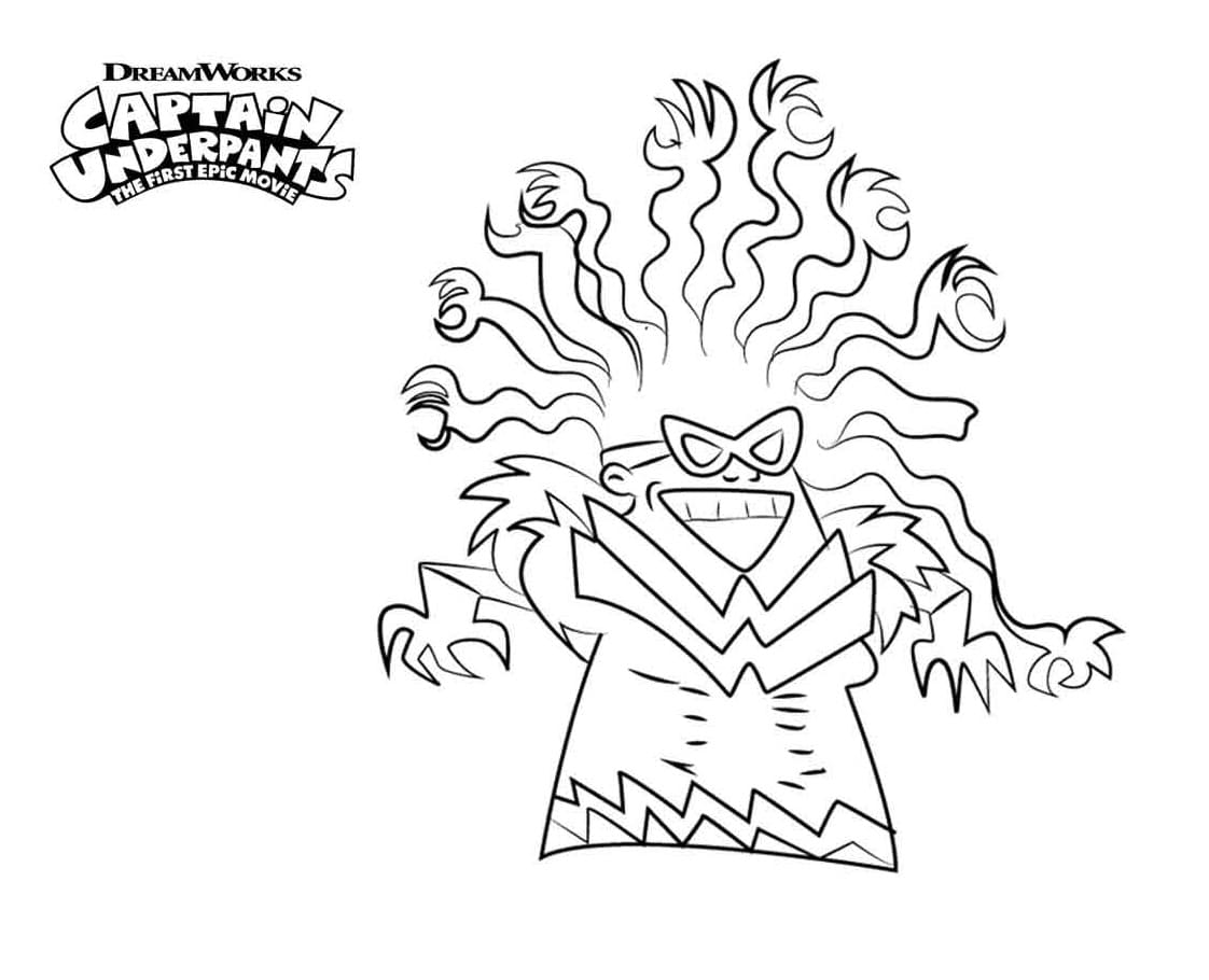 Tara Ribble fra Kaptein Supertruse fargelegging