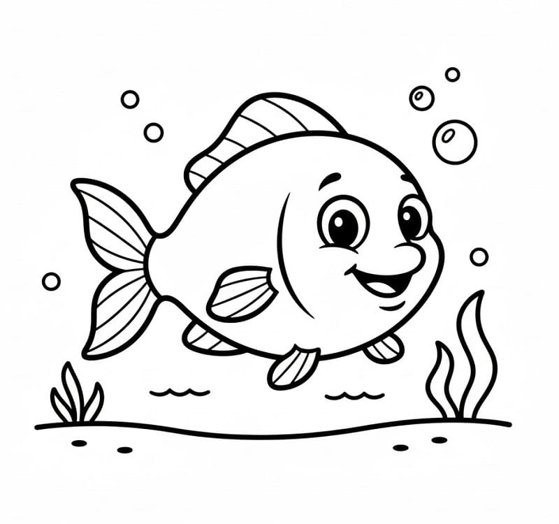 Utrolig Fisk fargelegging