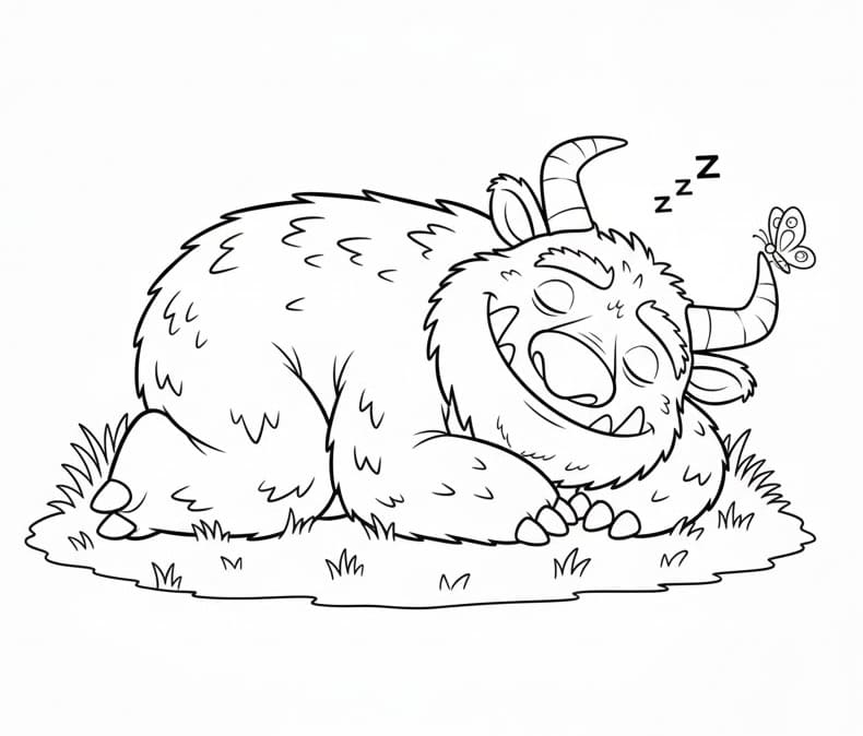 Utrolig Gruffalo fargelegging