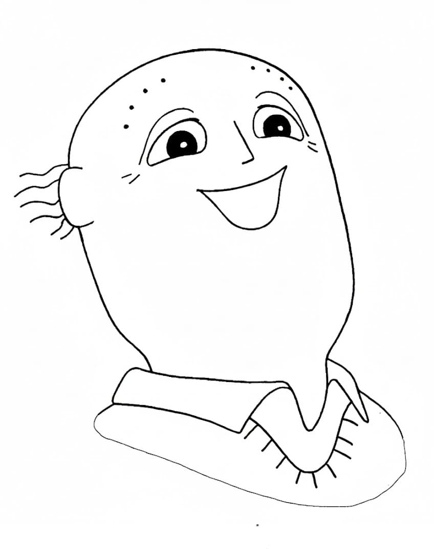 Utskriftbar Albert Åberg for barn fargelegging