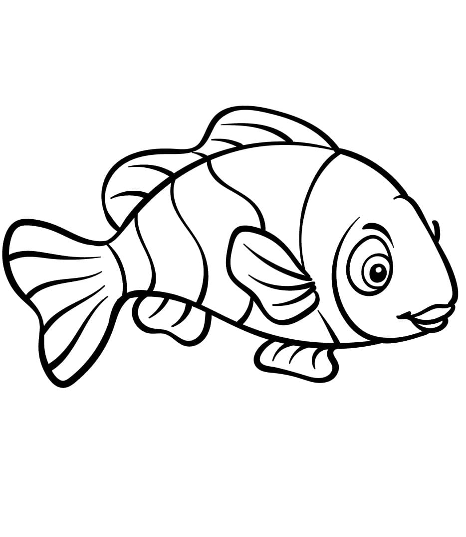 Utskriftbar Fisk Uten Kostnad fargelegging