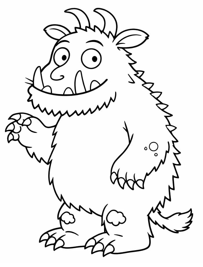 Utskriftbar Gruffalo fargelegging