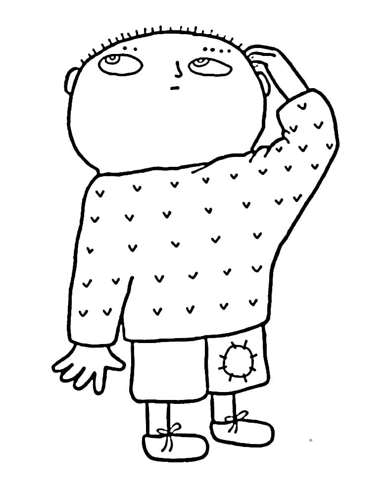 Utskriftbar gratis Albert Åberg fargelegging