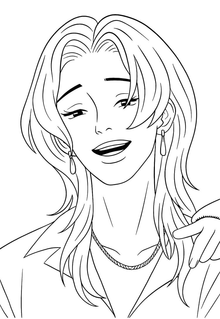 Utskriftbar gratis Saja Boys fargelegging