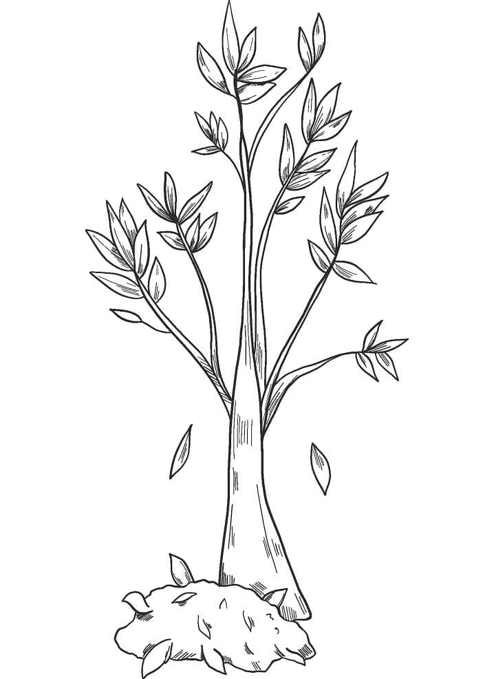 Utskriftbar høst for barn fargelegging