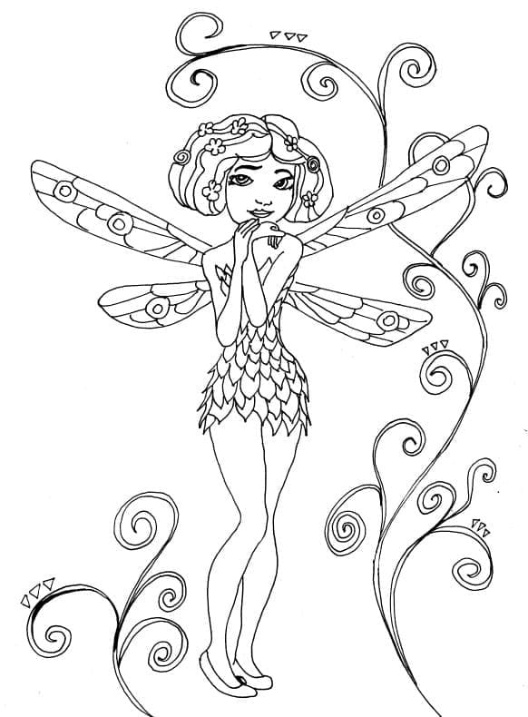 Mia og Meg fargelegging