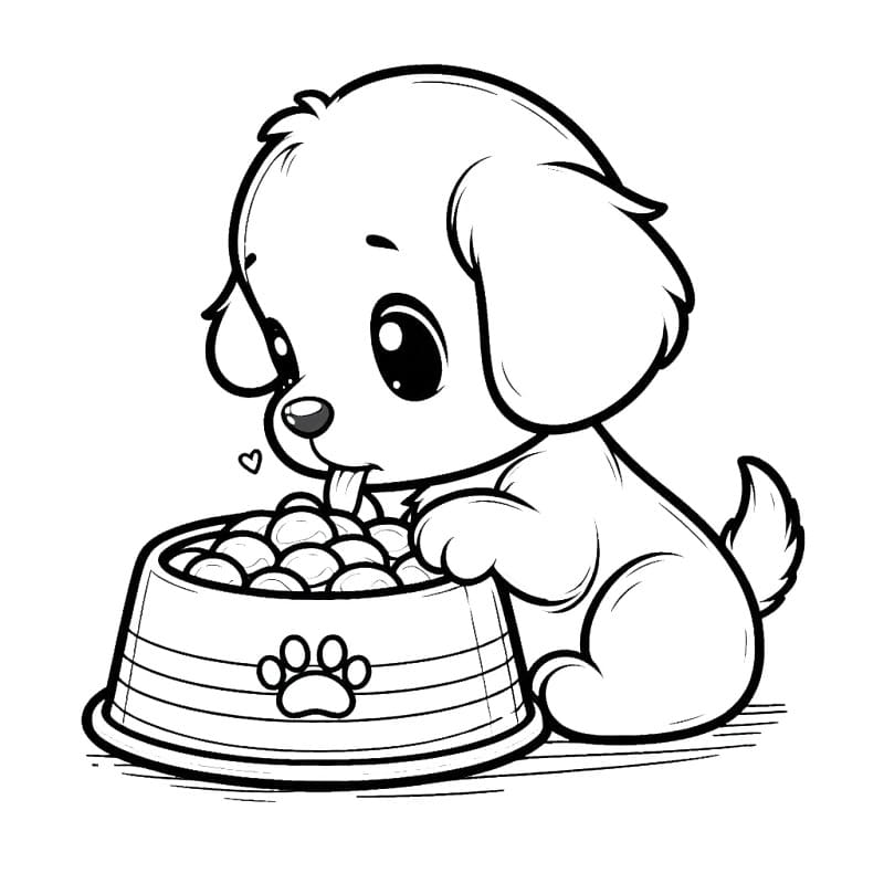 Valp Gratis fargeleggingsside