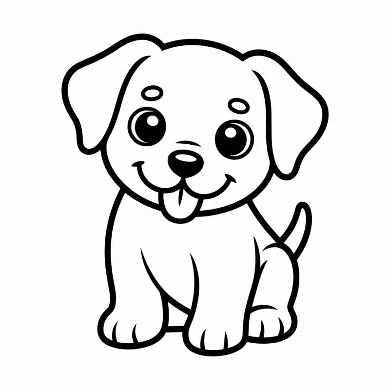 Valp å Skrive ut fargelegging