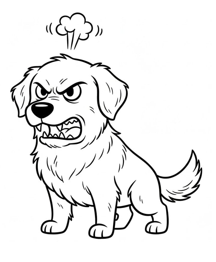 Veldig Søt Golden Retriever fargelegging