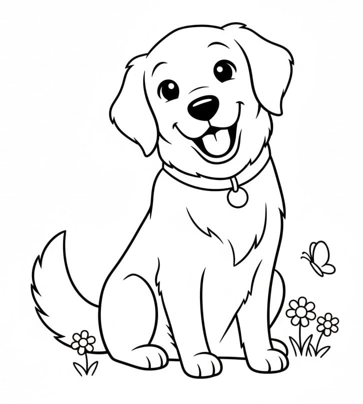 Golden Retriever fargelegging