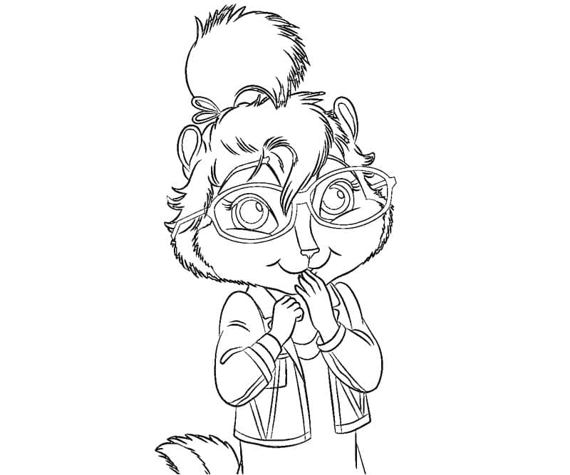 Alvin og gjengen for 6-åringer fargelegging