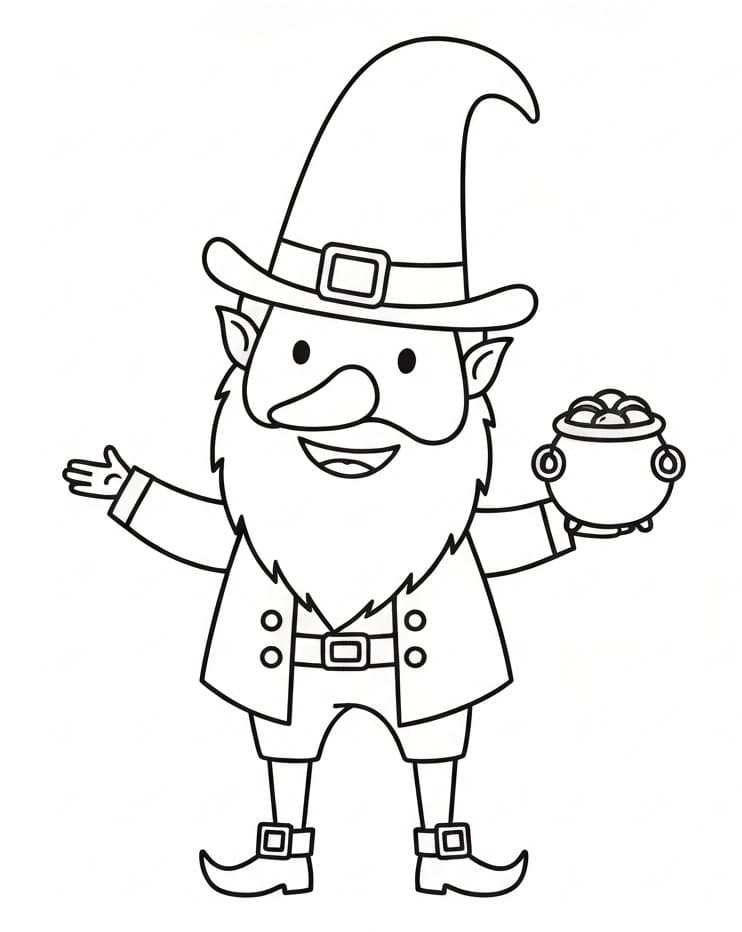 Animert Leprechaun fargelegging