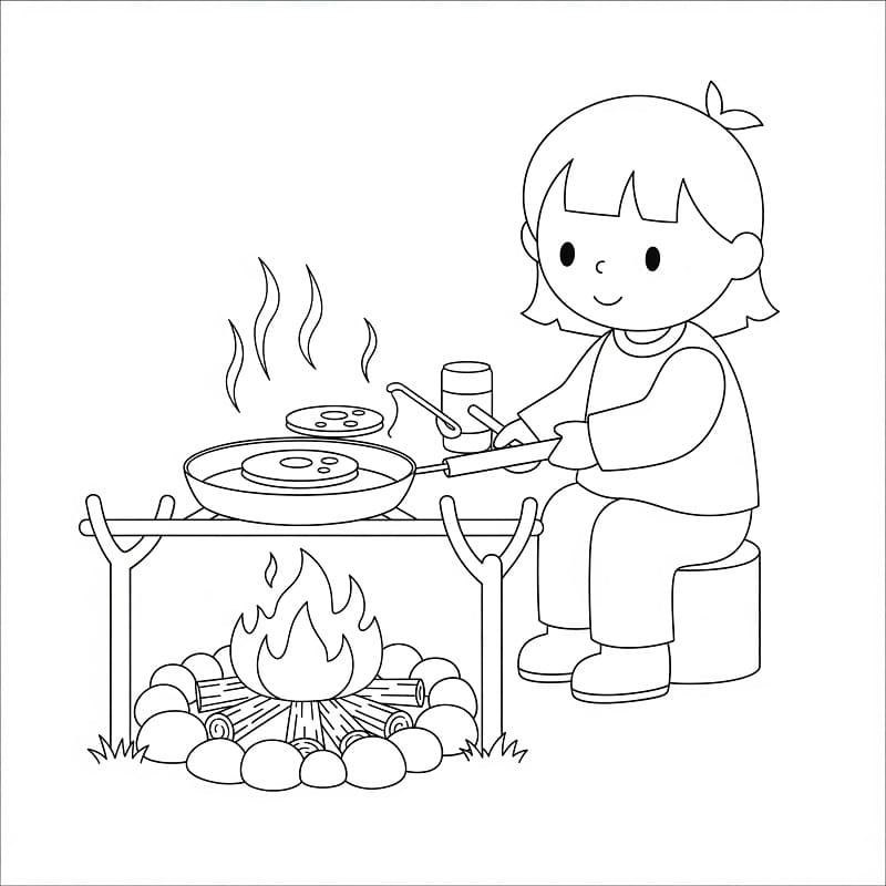 Camping gratis fargelegging