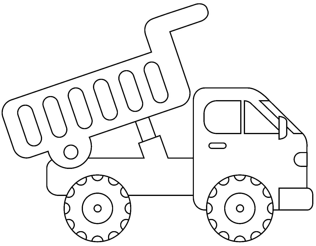 Dumper for 2-åringer fargelegging