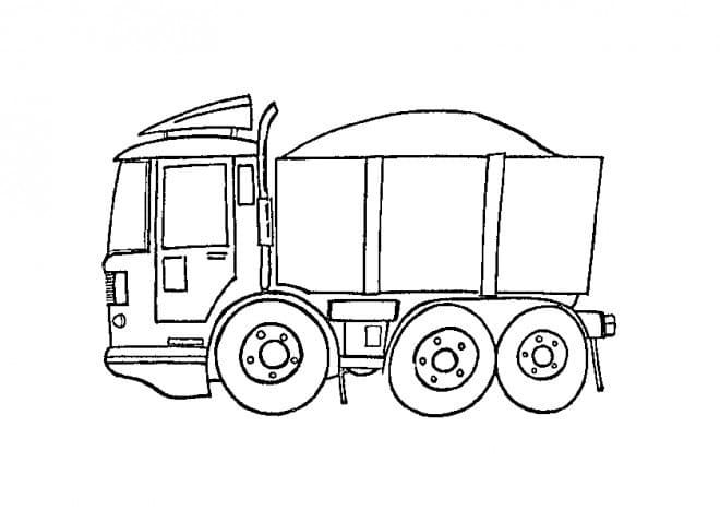 Dumper for 3-åringer fargelegging