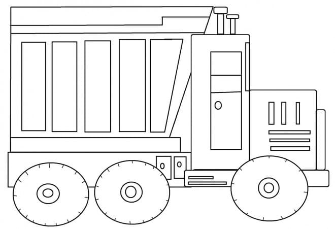 Dumper for 5-åringer fargelegging
