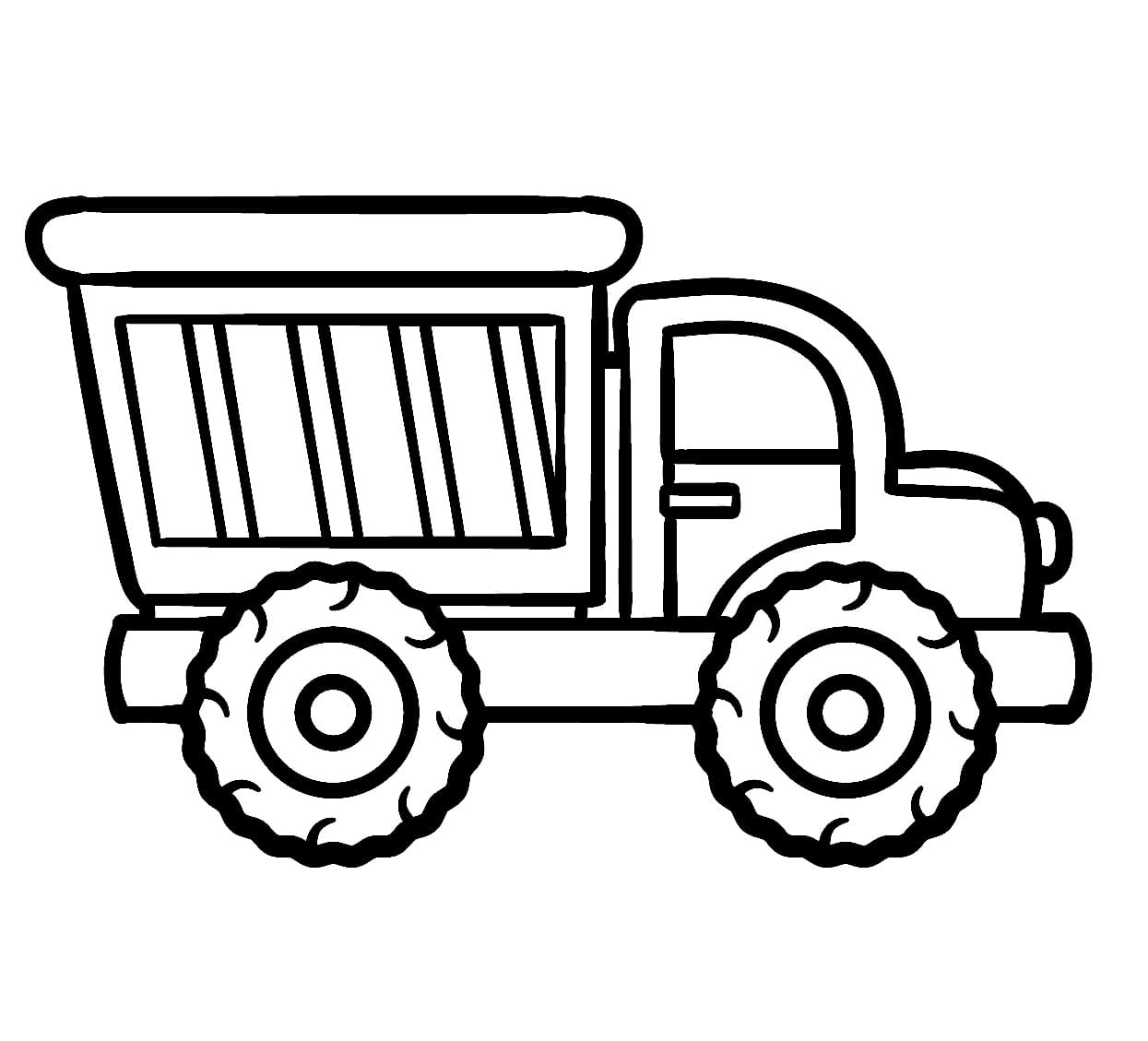 Dumper for 6-åringer fargelegging