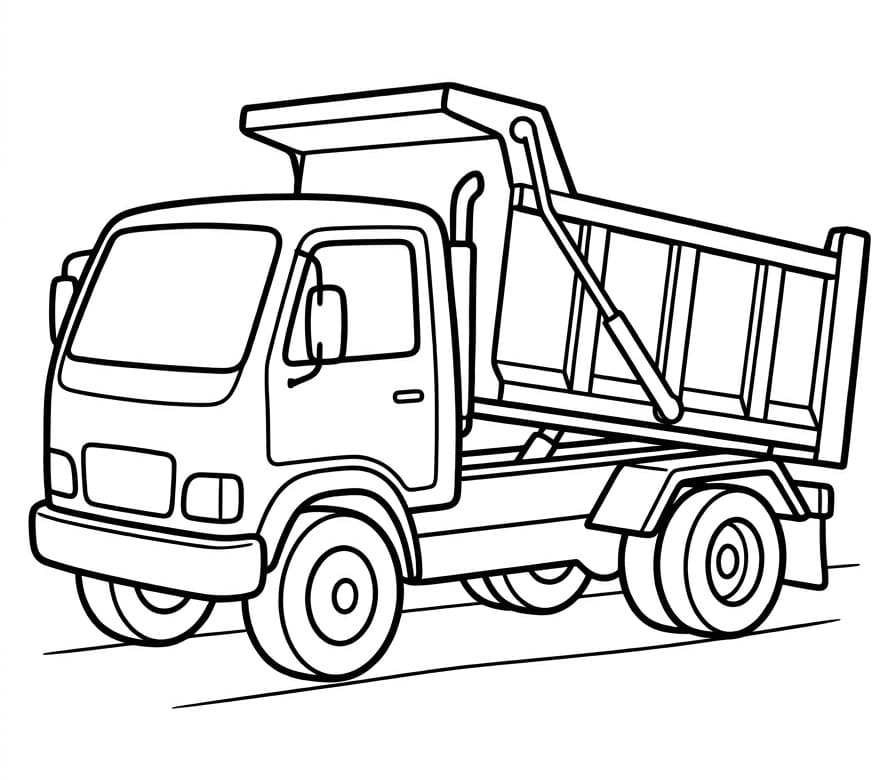 Dumper kjøretøy fargelegging