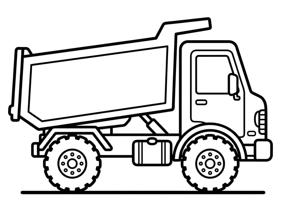 Dumper på vei fargelegging