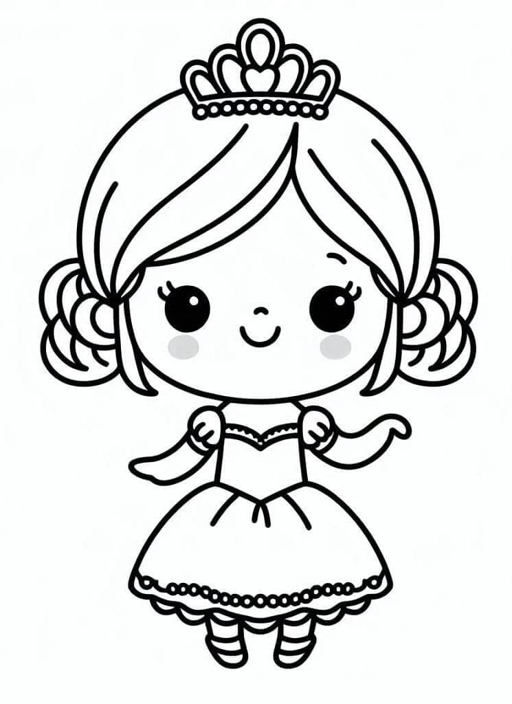 Elegant Prinsesse fargelegging