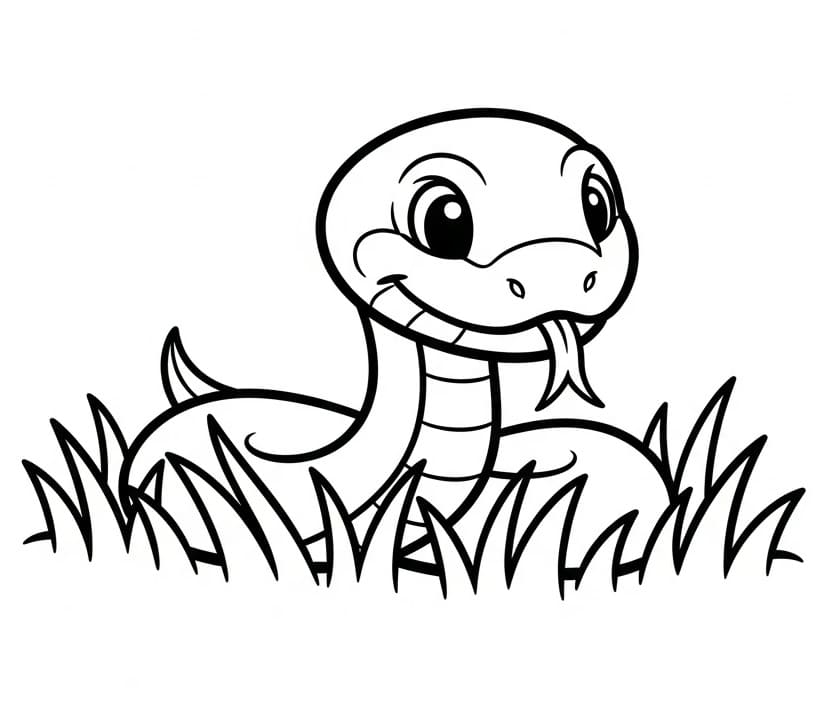 En Søt Slange fargelegging