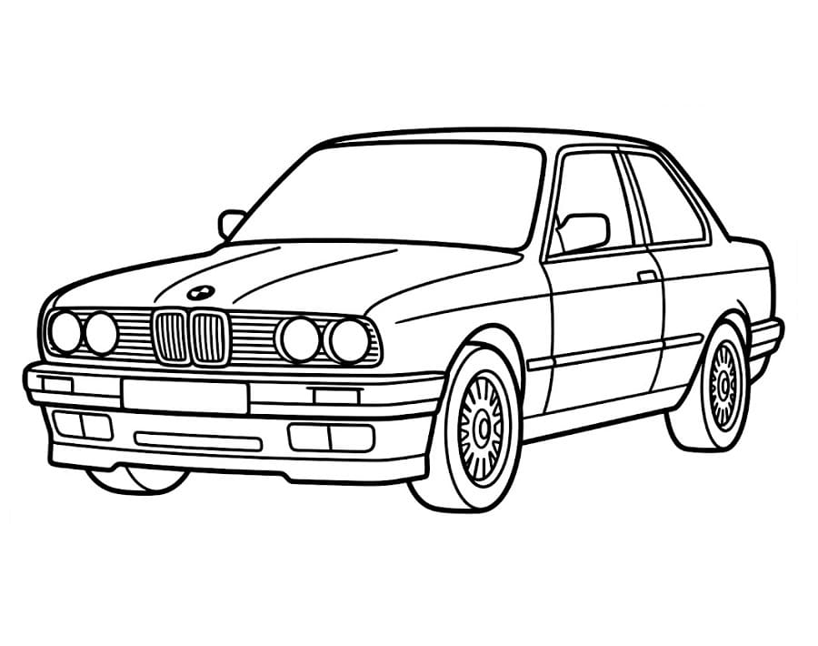 Enkel BMW fargelegging