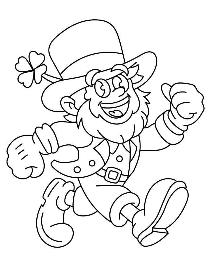 Fantastisk Leprechaun fargelegging