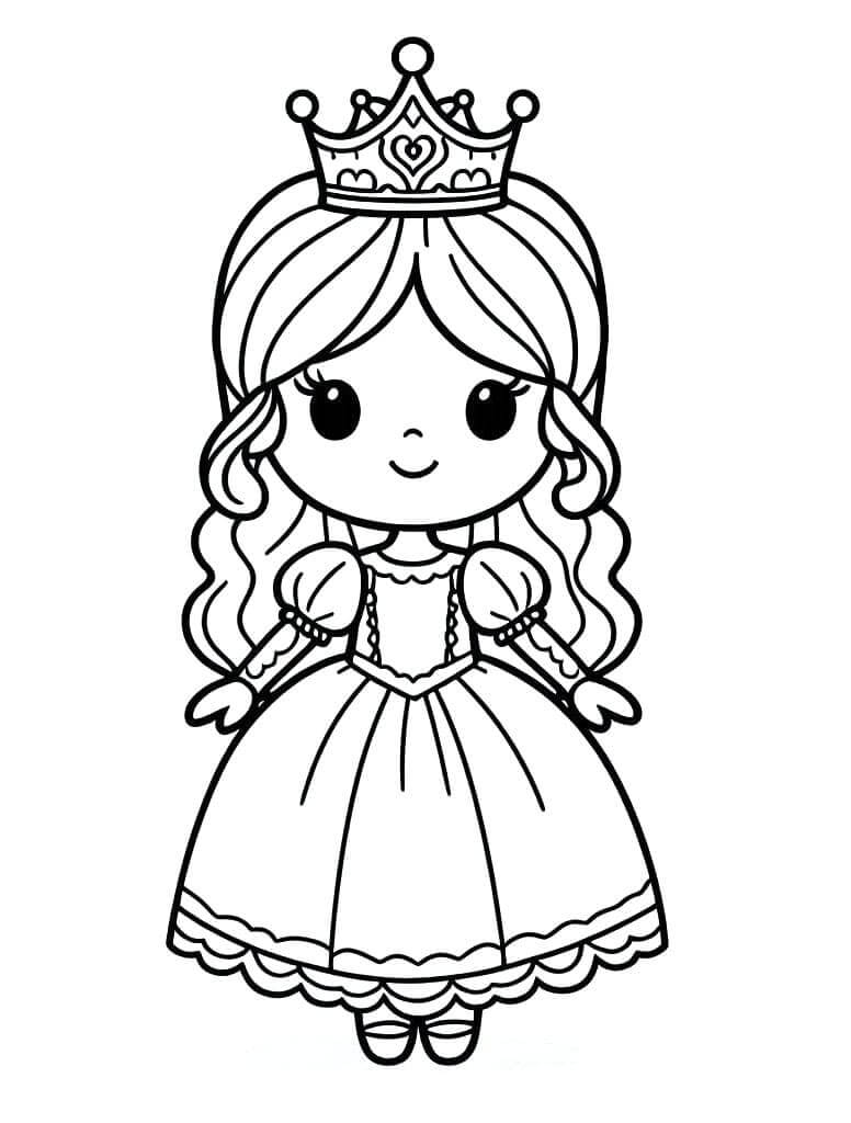 Fantastisk Prinsesse fargelegging