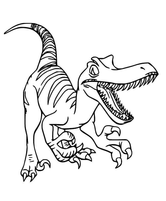 Fin Velociraptor fargelegging