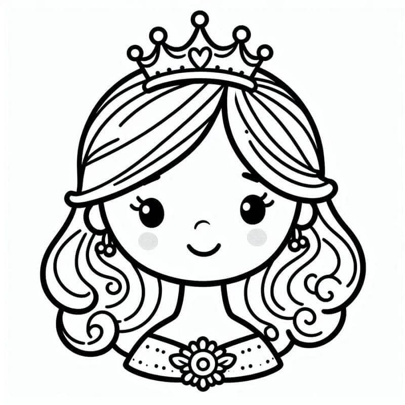 Glad Prinsesse fargelegging