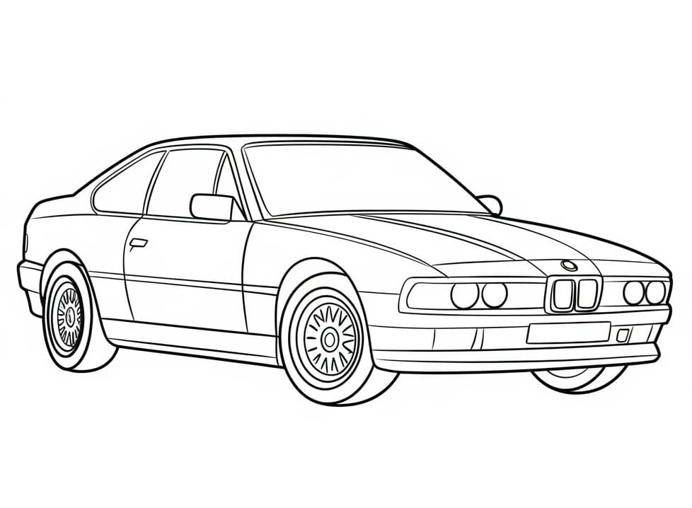 Gratis BMW å skrive ut fargelegging