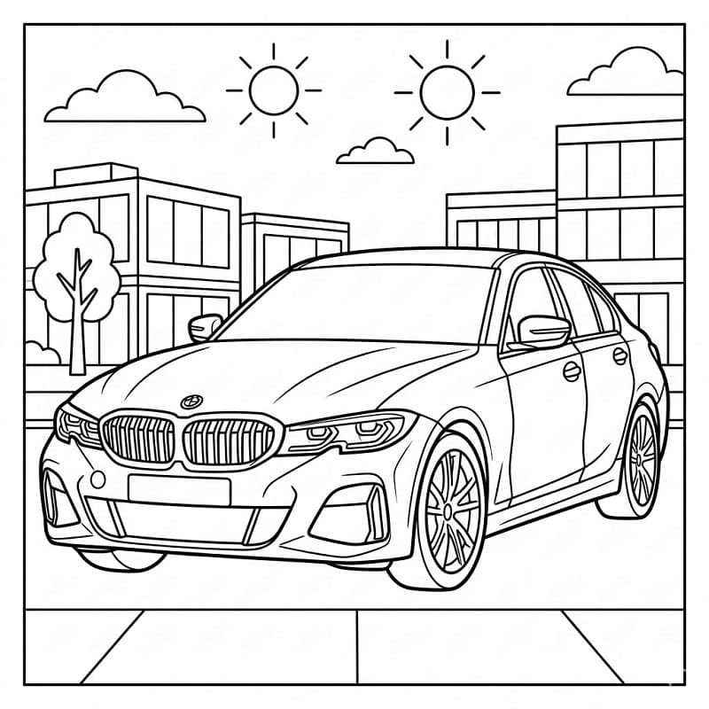 Grunnleggende BMW fargelegging