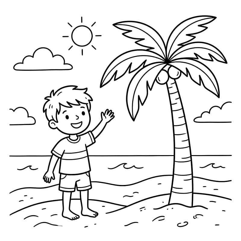 Grunnleggende palme fargelegging