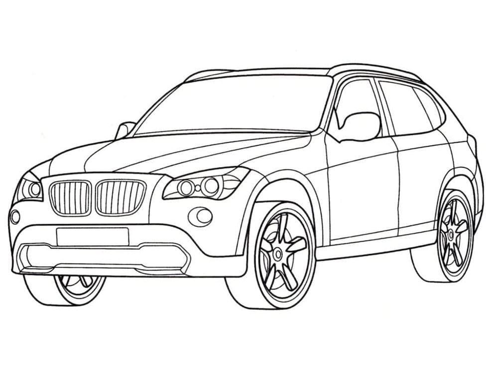 Kjempekul BMW fargelegging