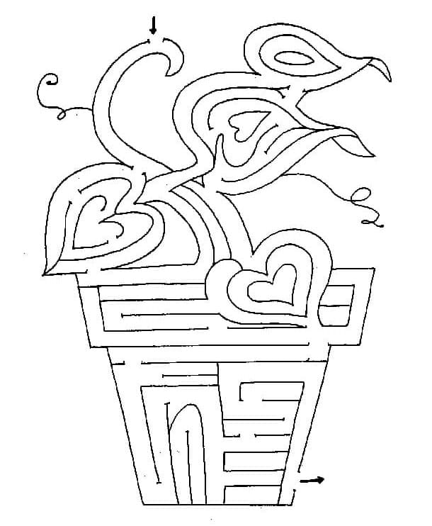 Labyrint 3 fargelegging