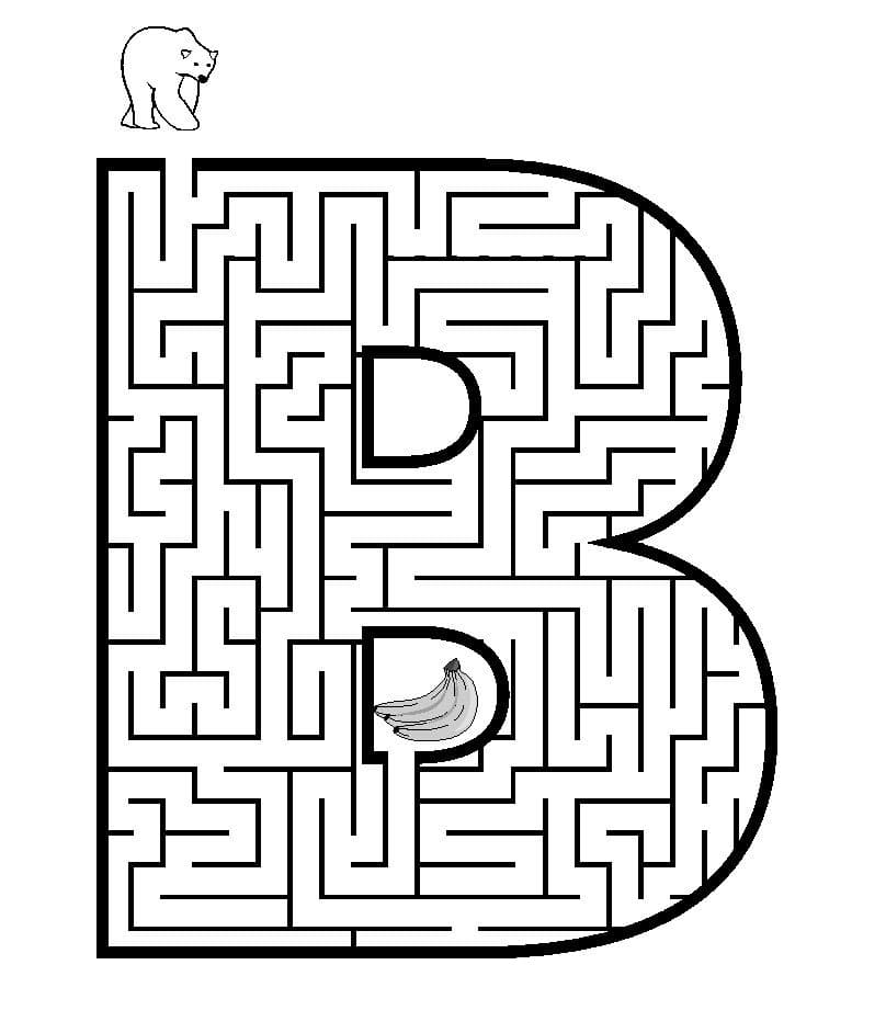 Labyrint for barn fargelegging